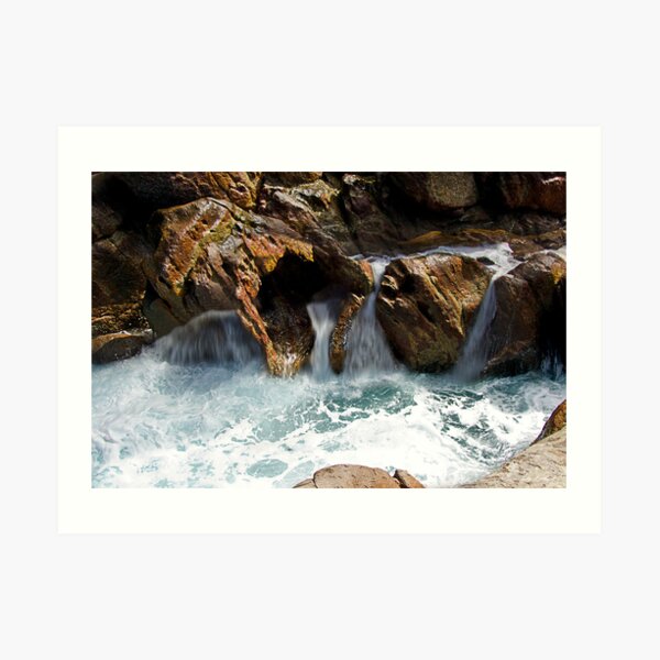 The many faces of Rock Art Print