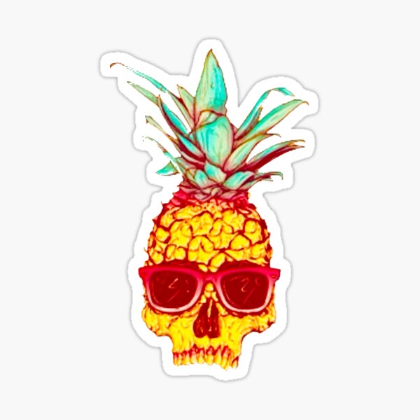 "Pineapple club" Sticker for Sale by Redbubble