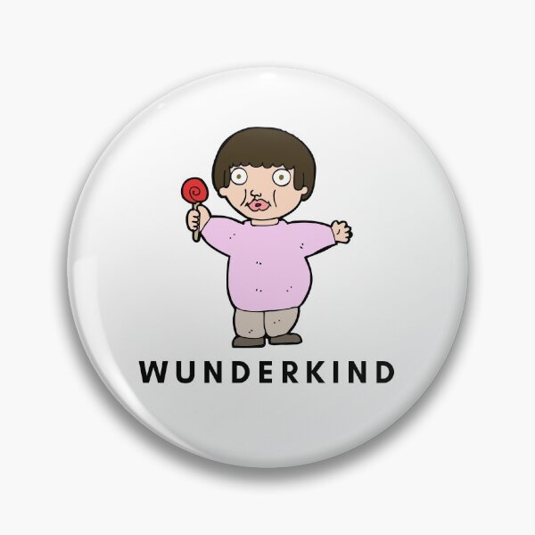 Item preview, German Funny Kid Wunderkind T-shirt Dark Hair Dumb designed and sold by Time4German.