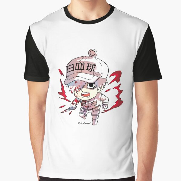 Cells At Work Chibi White Blood Cell Hataraku Saibou shirt - Limotees