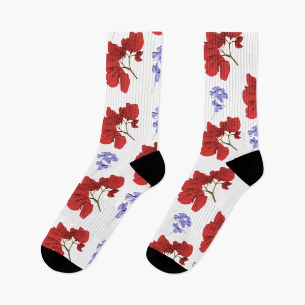 Item preview, Red and Purple Flowers designed and sold by LauraRepoOrtega.