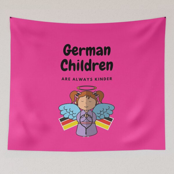 Item preview, German Children are always Kinder Funny Cute Girl designed and sold by Time4German.