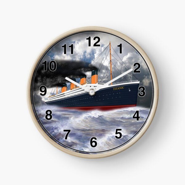 RMS Titanic the Legend 1912 Clock