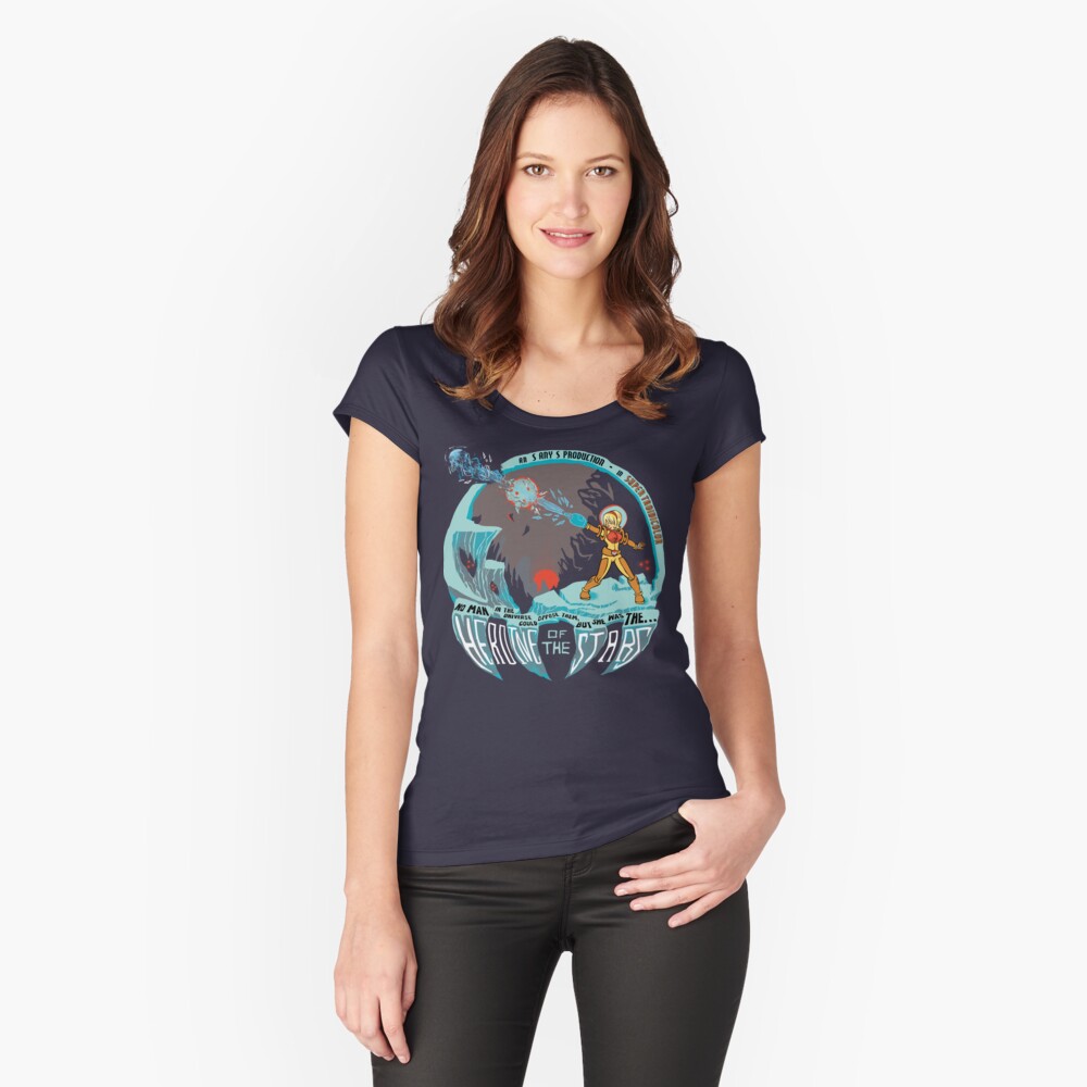 Item preview, Fitted Scoop T-Shirt designed and sold by rasabi.