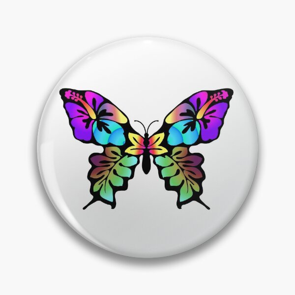 Item preview, Rainbow Colors Butterfly Wings in Pop Art Graphic Design designed and sold by Nisuris.