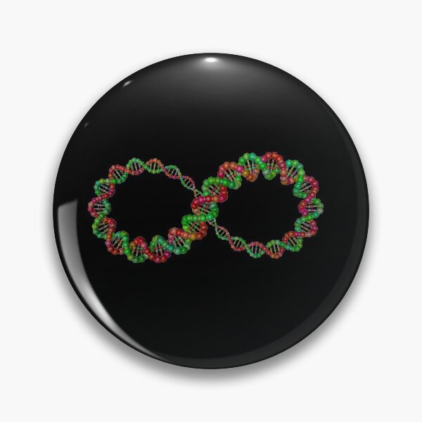 Item preview, DNA strand in form of infinity sign.  designed and sold by EEgnat.