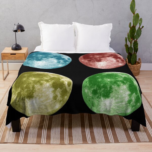 Artikelvorschau, Bunter Pop-Art-Mond entworfen und verkauft von NobodysHero.
