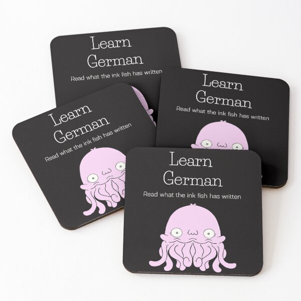 Item preview, Learn German Funny Squid Ink Fish Tintenfisch  designed and sold by Time4German.