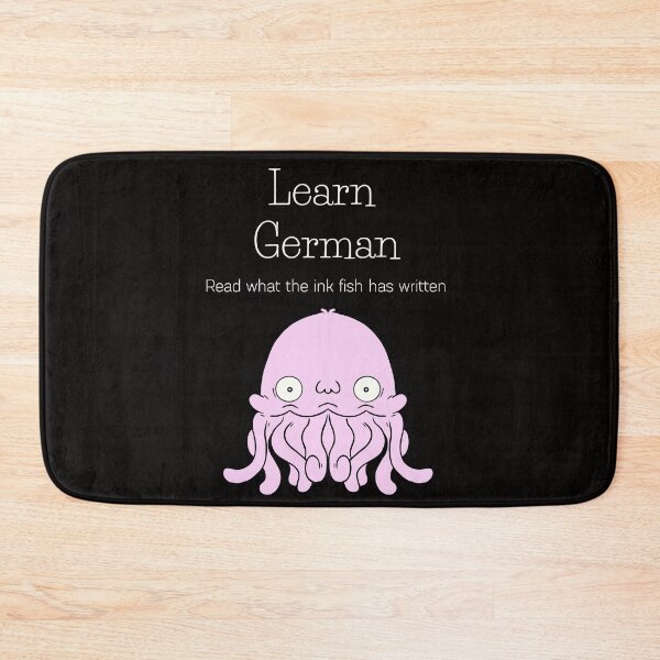 Item preview, Learn German Funny Squid Ink Fish Tintenfisch  designed and sold by Time4German.