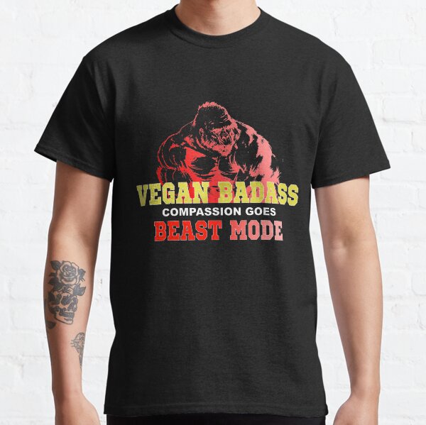 Vegan Gorilla Badass Bodybuilder Classic T-Shirt