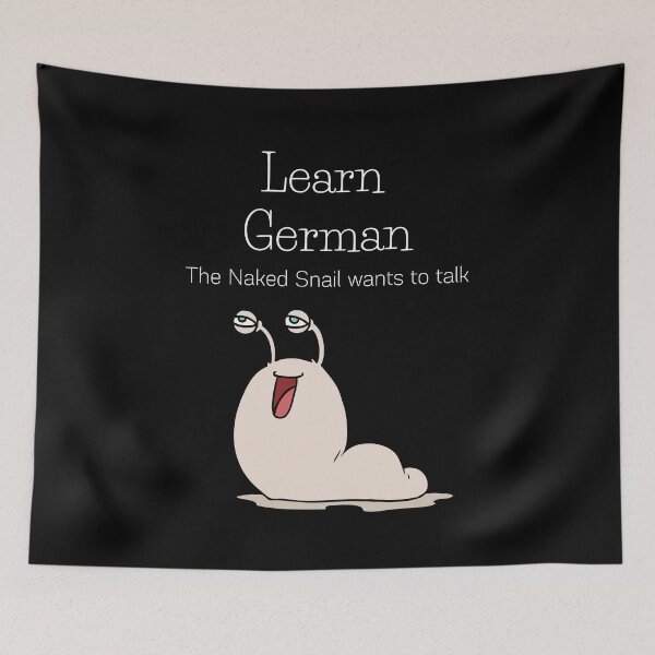 Item preview, Learn German Funny Slug Naked Snail Nacktschnecke designed and sold by Time4German.