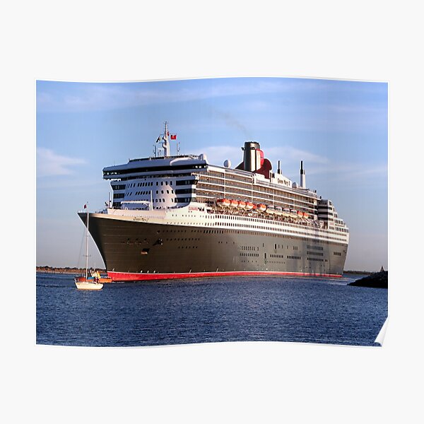 Queen Mary 2 cruise ship Poster