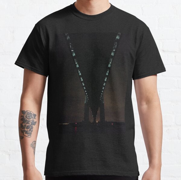 Verrazano Narrows Bridge, #Verrazano, #Narrows, #Bridge, #VerrazanoNarrowsBridge, #VerrazanoBridge, #NewYorkCity, #NewYork, #Brooklyn, #StatenIsland Classic T-Shirt