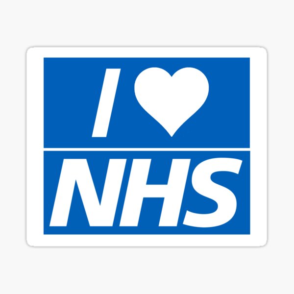 Item preview, I love the NHS! designed and sold by nearlyadoctor.