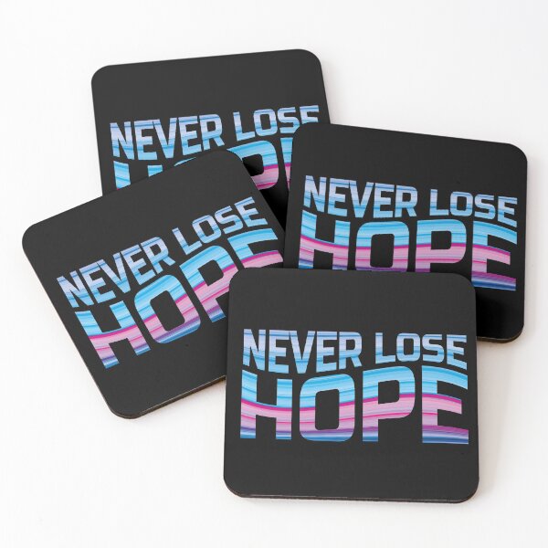Item preview, Never Lose Hope (90's Vintage Retro Logo Banner • Motivational Quote) designed and sold by SassyClassyMe.