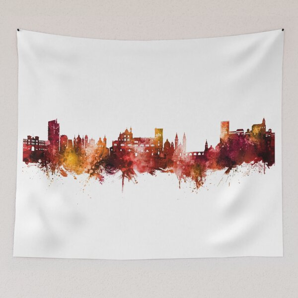Item preview, Granada Spain Skyline designed and sold by ArtPrints.