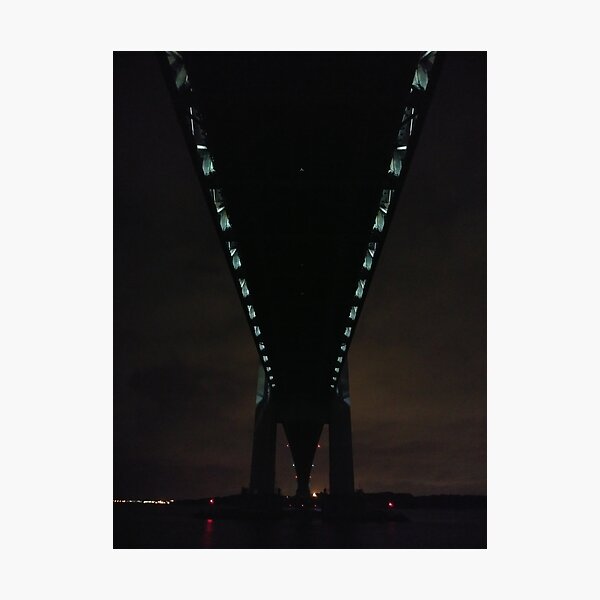 Verrazano Narrows Bridge, #Verrazano, #Narrows, #Bridge, #VerrazanoNarrowsBridge, #VerrazanoBridge, #NewYorkCity, #NewYork, #Brooklyn, #StatenIsland Photographic Print