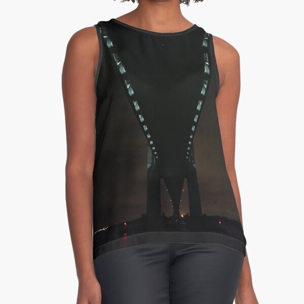 Verrazano Narrows Bridge, #Verrazano, #Narrows, #Bridge, #VerrazanoNarrowsBridge, #VerrazanoBridge, #NewYorkCity, #NewYork, #Brooklyn, #StatenIsland Sleeveless Top