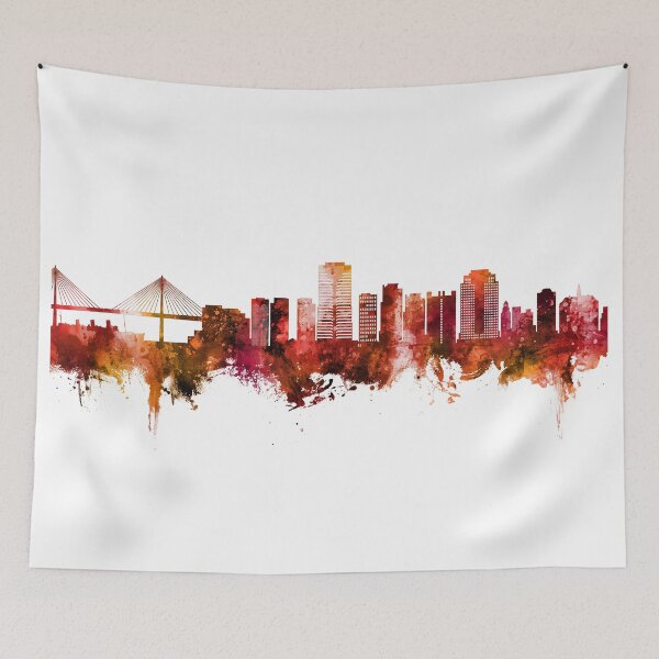 Item preview, Long Beach California Skyline designed and sold by ArtPrints.