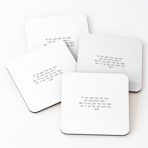 Iroh quote - Avatar the last airbender Coasters (Set of 4)