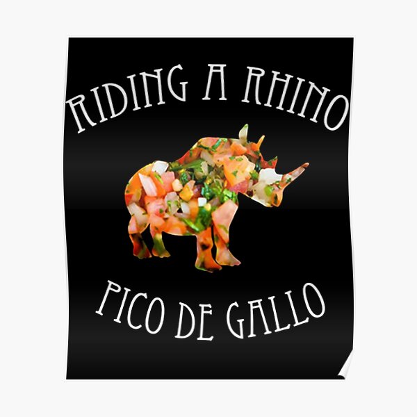 Dance Gavin Dance Riding A Rhino Pico De Gallo Poster