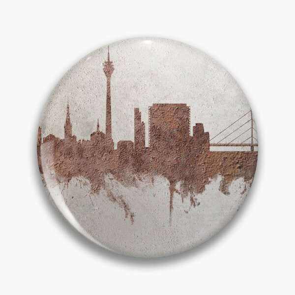 Aperçu de l'œuvre Düsseldorf Germany Skyline créée et vendue par ArtPrints.