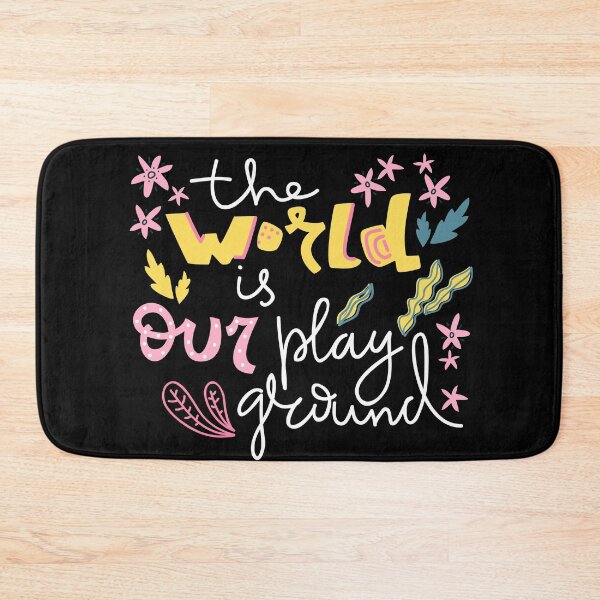Item preview, The world is our playground. Simple style lettering composition designed and sold by Dina Konovalova.