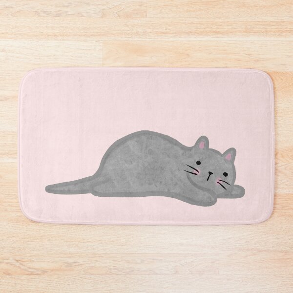 Item preview, Lazy Gray Cat designed and sold by Elaine Carter.
