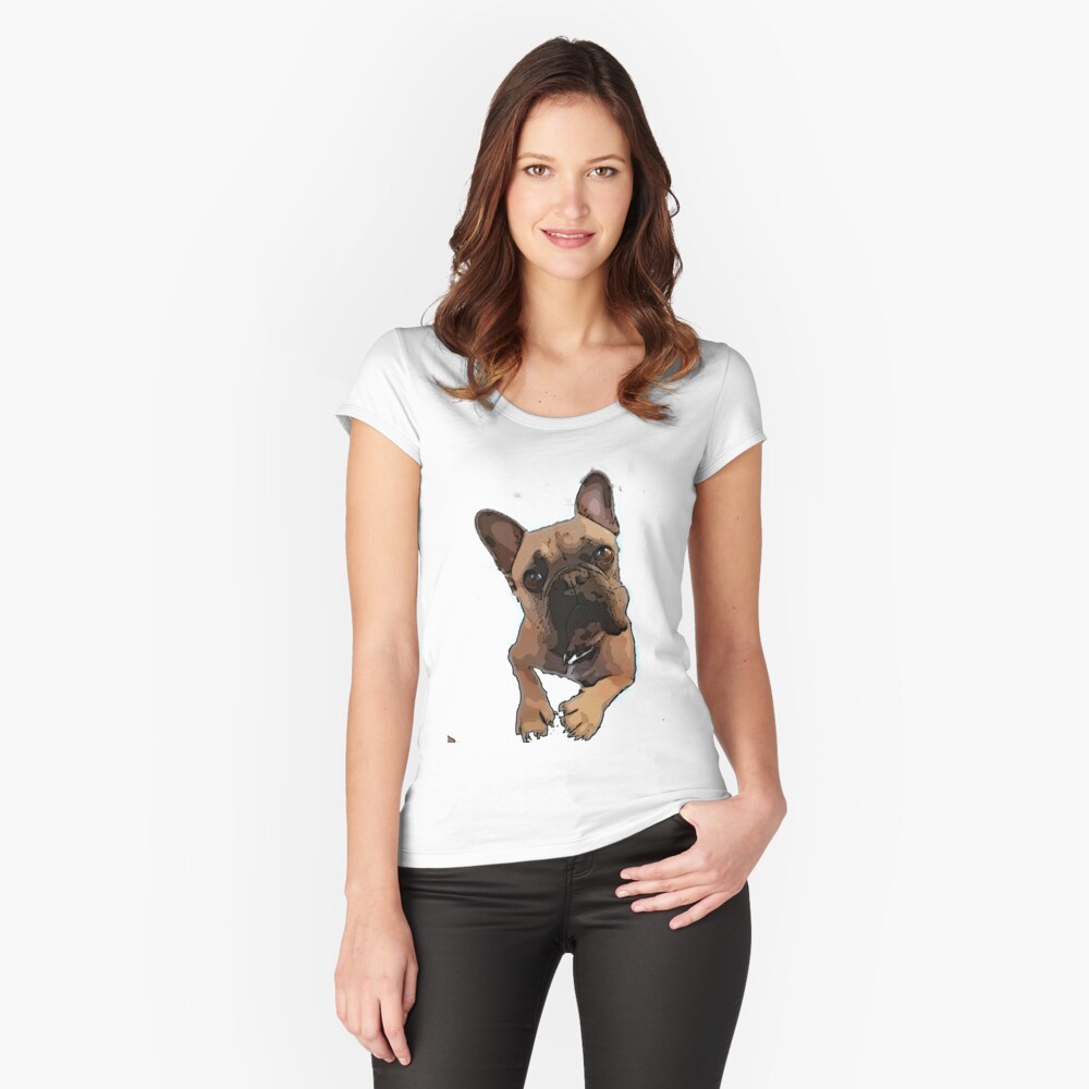Item preview, Fitted Scoop T-Shirt designed and sold by bywhacky.