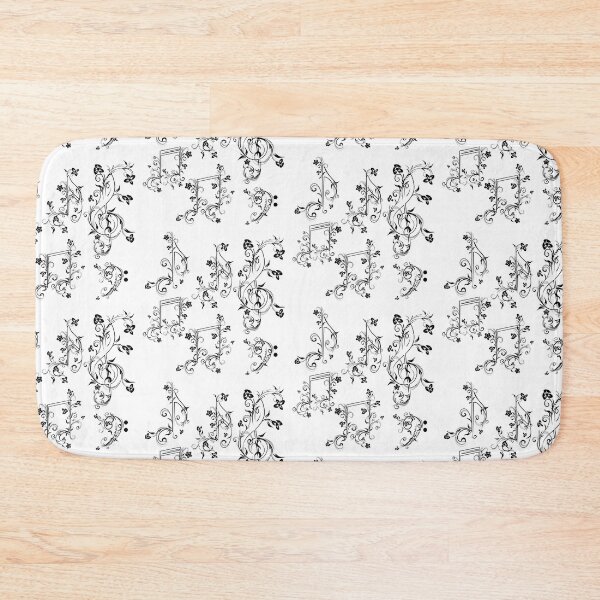 Item preview, Floral Music Notes designed and sold by AnnArtshock.