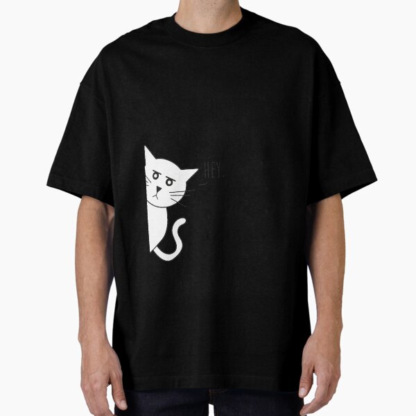 Item preview, Cat saying "hey" designed and sold by whatthepuck-.