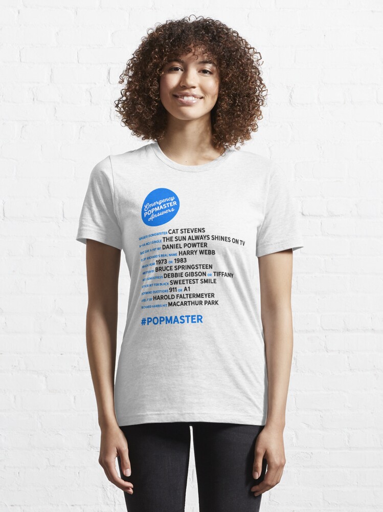 1 year out popmaster t shirt