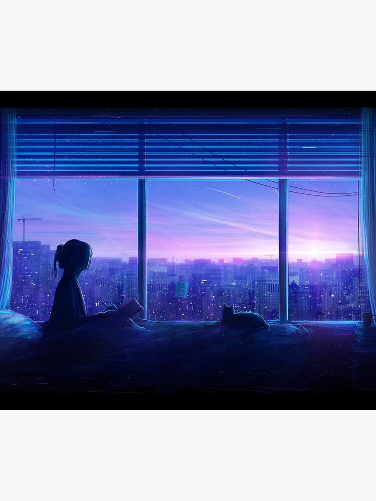 Anime night room by PlainMotif