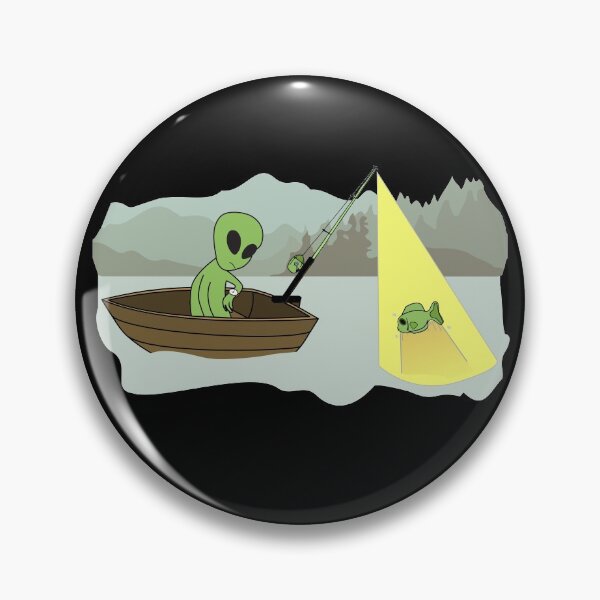 Item preview, Alien fishing | Fishing Alien designed and sold by funkbereit.
