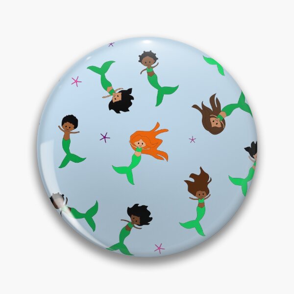 Item preview, cute mermaid pattern designed and sold by nutmegfairy.