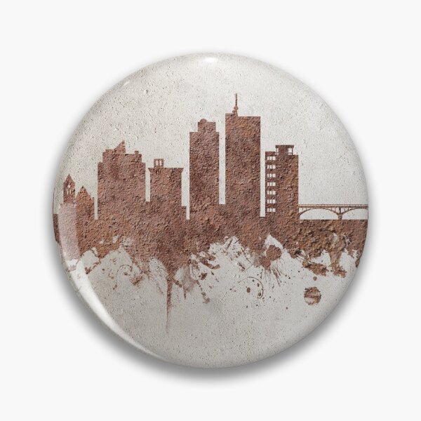 Item preview, Cedar Rapids Iowa Skyline designed and sold by ArtPrints.