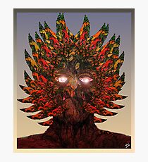 Monster Chief Dip Pen and Ink Drawing Photographic Print
