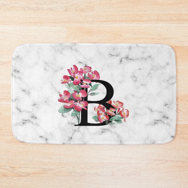 Item preview, Initial Letter 'B' Begonia Flower Monogram Typography designed and sold by anandaung.