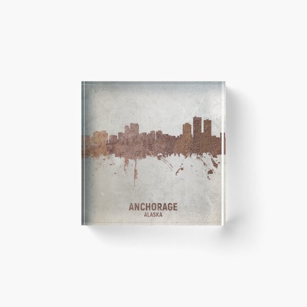 Item preview, Anchorage Alaska Skyline designed and sold by ArtPrints.