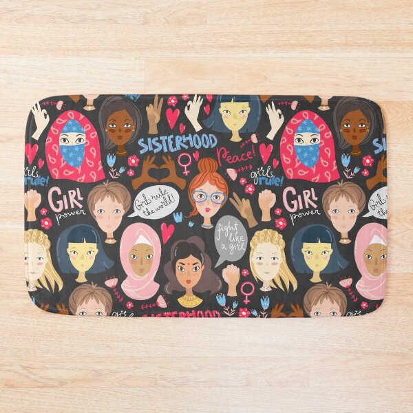 Item preview, Feminism illustration. Girl support girls designed and sold by Dina Konovalova.