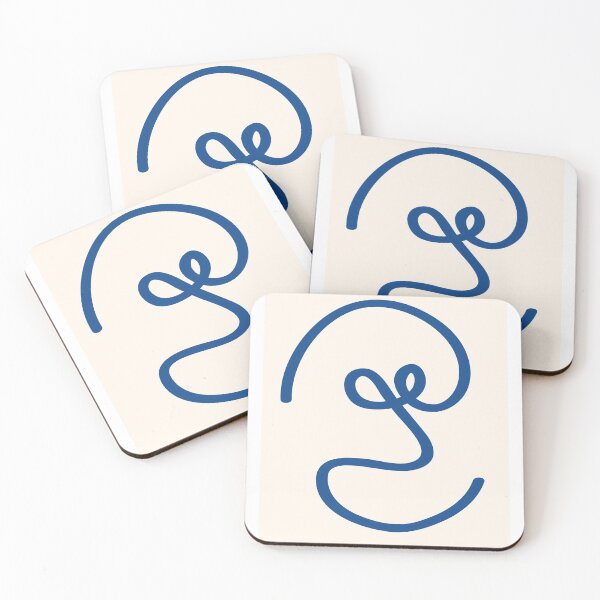 Item preview, Big Grin \\ Modern Blue Line designed and sold by The Wellington Boot.