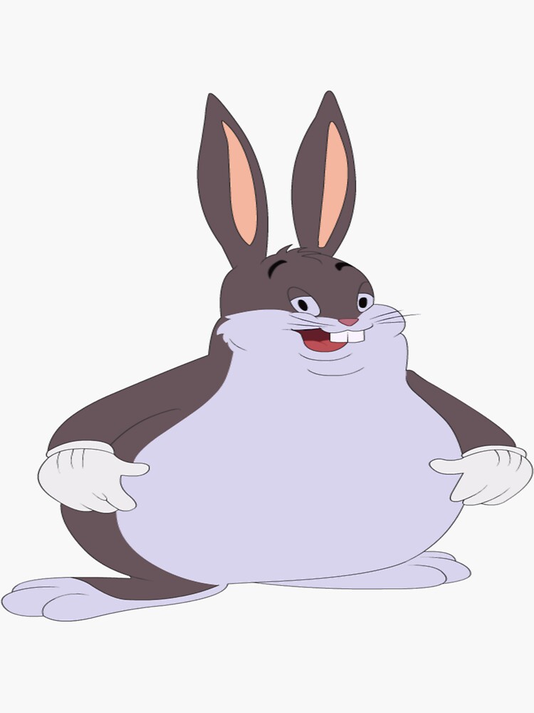 "Big big chungus" Sticker by The-Humbugg | Redbubble