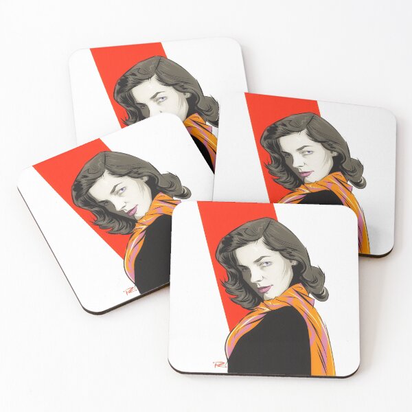Item preview, Lauren Bacall - An illustration by Paul Cemmick designed and sold by TIGERDAVER.