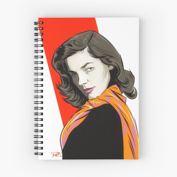 Item preview, Lauren Bacall - An illustration by Paul Cemmick designed and sold by TIGERDAVER.