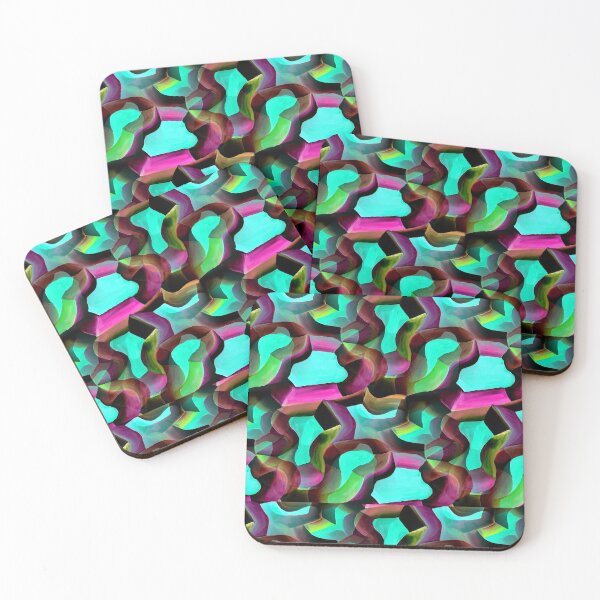 Item preview, Contemporary Modern Abstract Artwork in Aqua Minimalism Style  designed and sold by Nisuris.