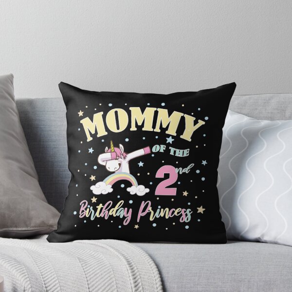 Item preview, Mommy Of The 2nd Birthday Princess - 2 Year Old Unicorn Mom design designed and sold by Grabitees.