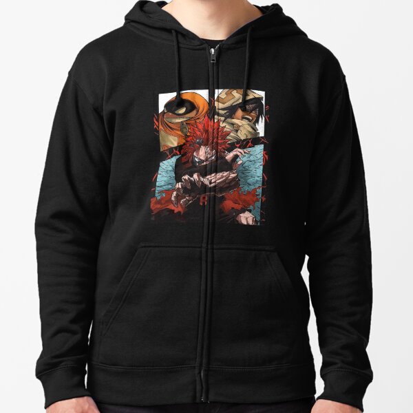 Red Riot Kirishima My Hero Academia Zipped Hoodie
