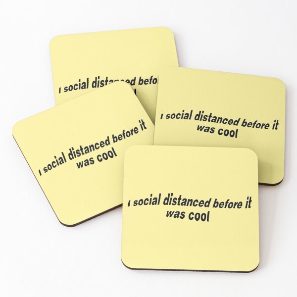 Item preview, I social distanced before it was cool designed and sold by HeyFellowKids.