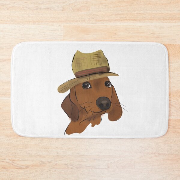 Item preview, Portrait of a Dachshund Dog with Hat. Drawing of an wiener dog designed and sold by Sash-An.