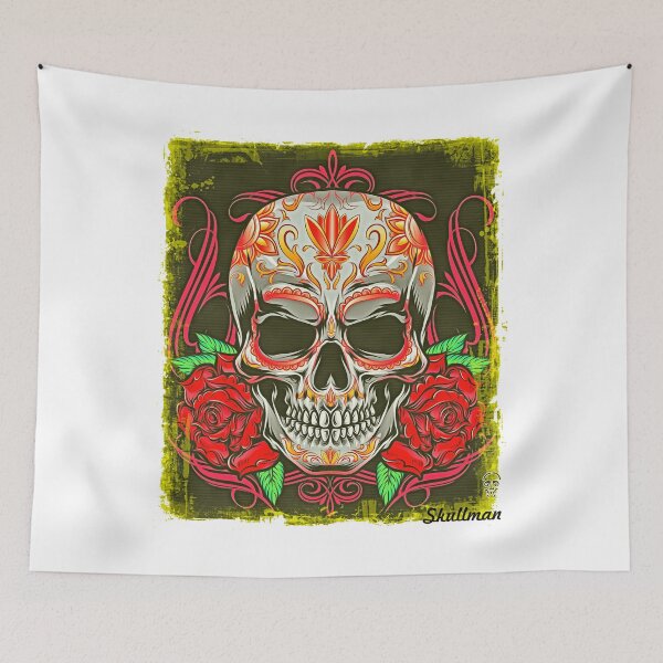 Item preview, Sugar Skull - Day of the Dead designed and sold by theSkullman.